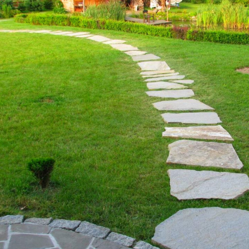 ideas of materials to make your path in the garden 3