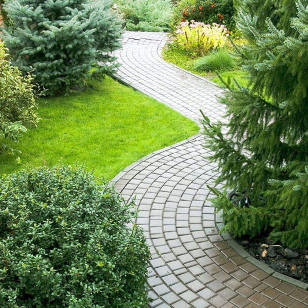 ideas of materials to make your path in the garden 6