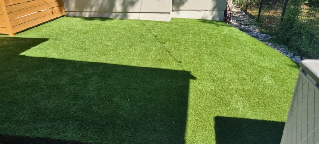 artificial turf installation in austin texas by innovation grounds