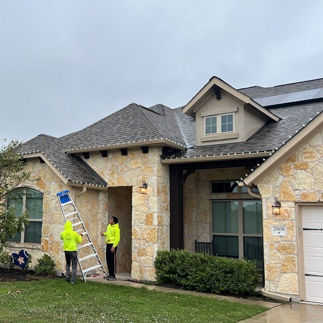 christmas lights installation in buda texas