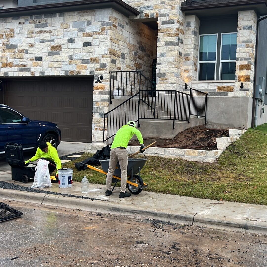 hardscaping work in cedar park, texas by innovation grounds