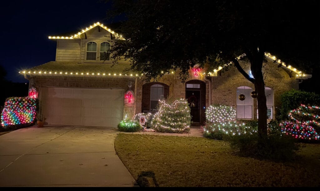 christmas light installation in Lindon utah