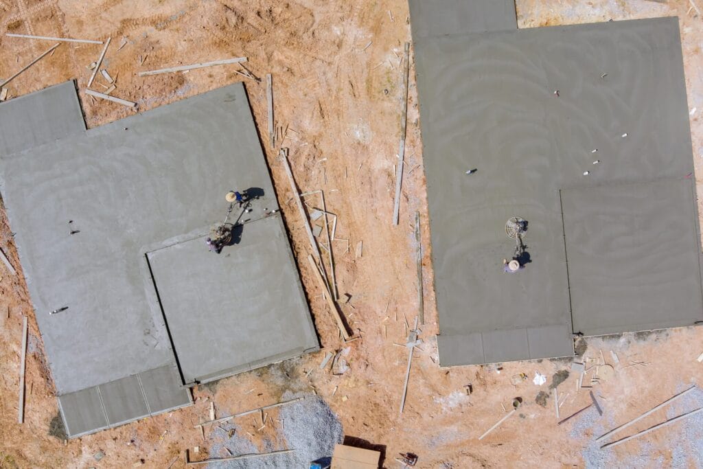 aerial-view-of-labor-the-working-polishing-concrete-foundation