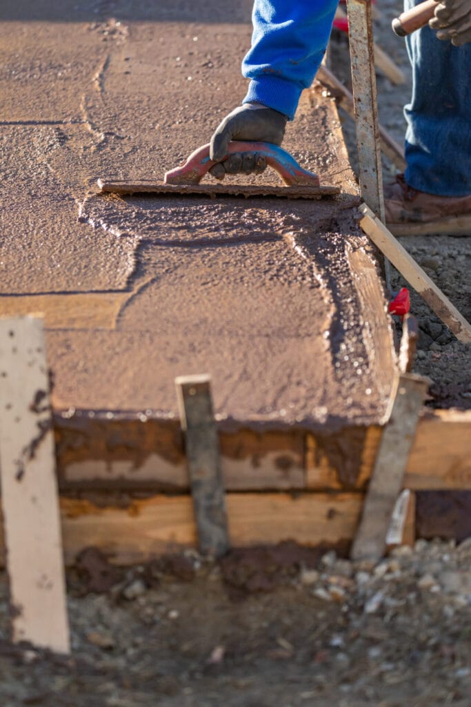 concrete work slab cement-construction-installation