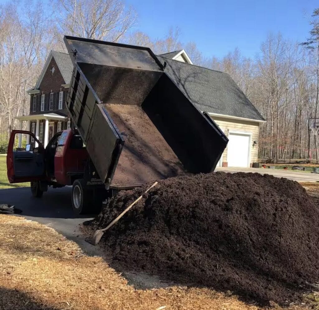 mulching-installation