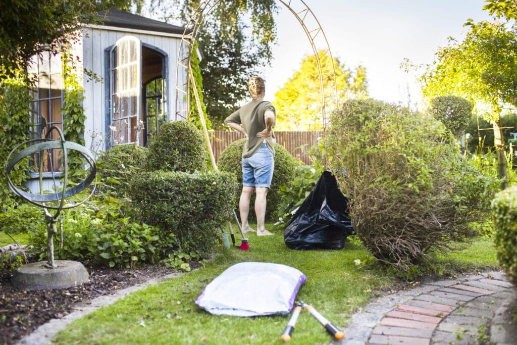 garden cleaning