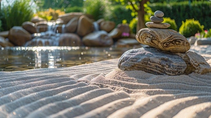 japanese zen gardens stones