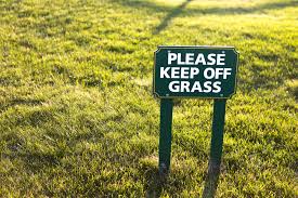 keep off grass