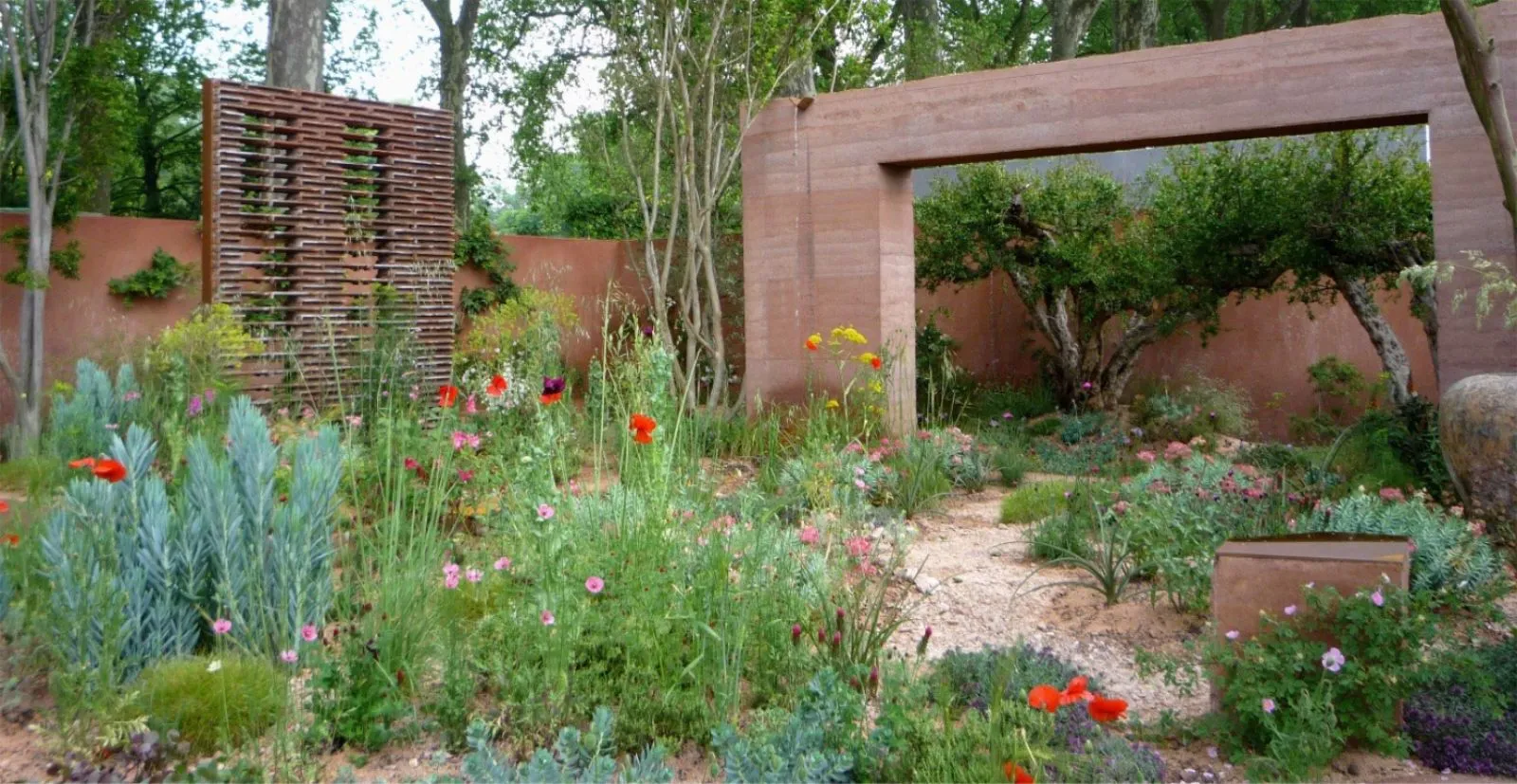 rammed earth walls